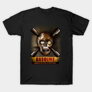 Hotrod Gasoline Skull T-Shirt